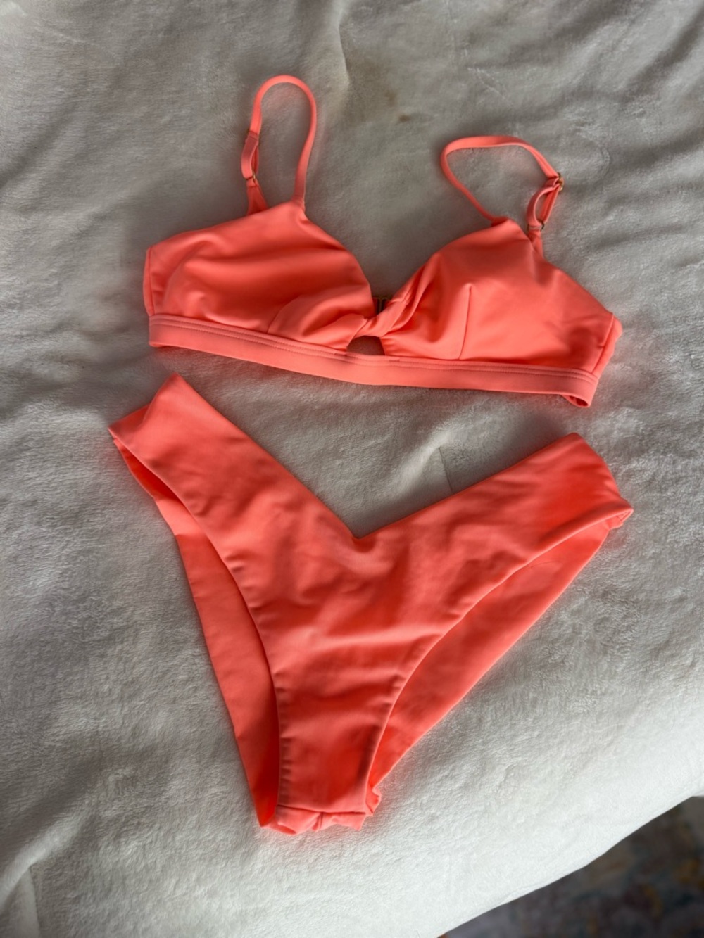 Billabong Coral-Orange Bikini Set